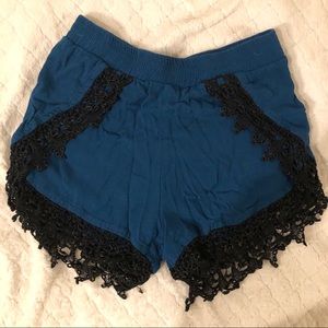 Lucy Love Lace Trim Shorts